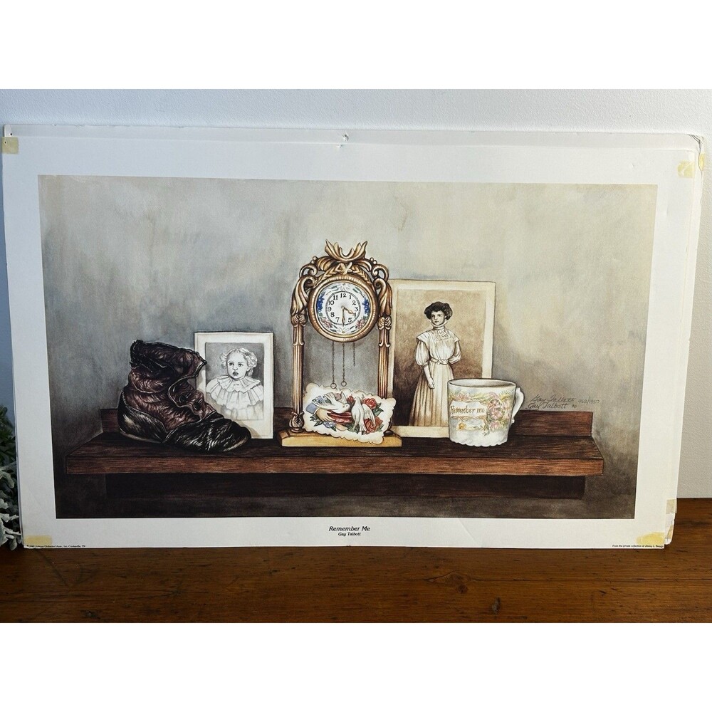 Remember Me by Gay Talbott Print 12x20 Unframed 1990 Limited Edition 962/1950